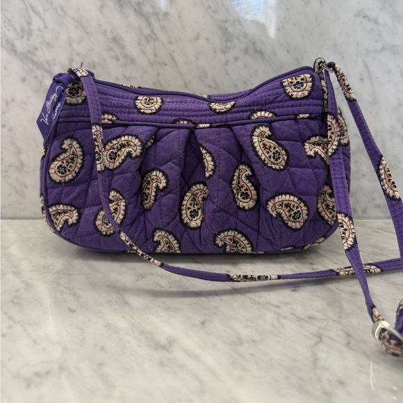 Vera Bradley Handbags - Vera Bradley Purple Fannie Crossbody Bag Simply Violet